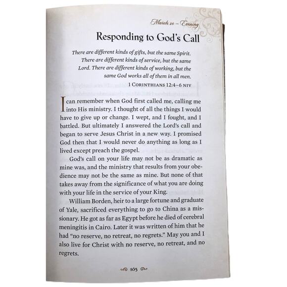 Hope for Each Day Morning and Evening Devotions by Billy Graham (Faux Leather) - Picture 5 of 9